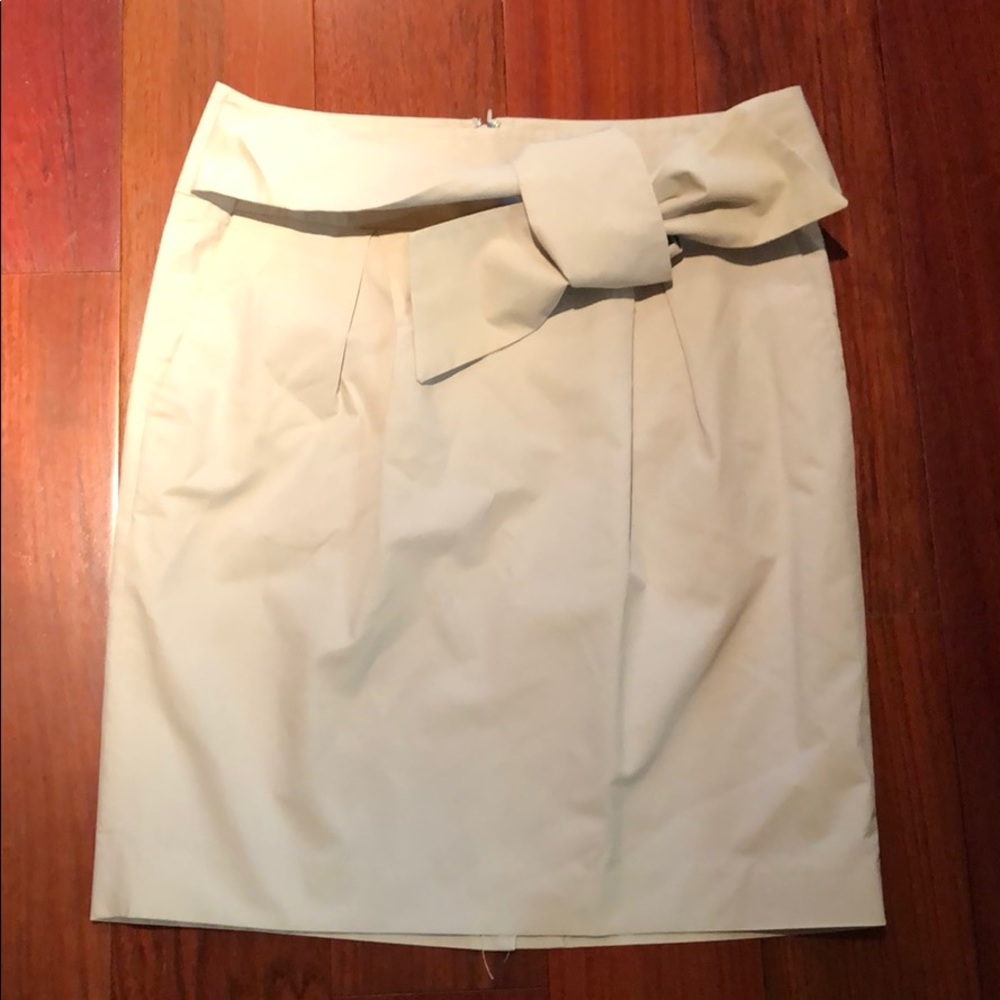 Khaki Pencil Skirt